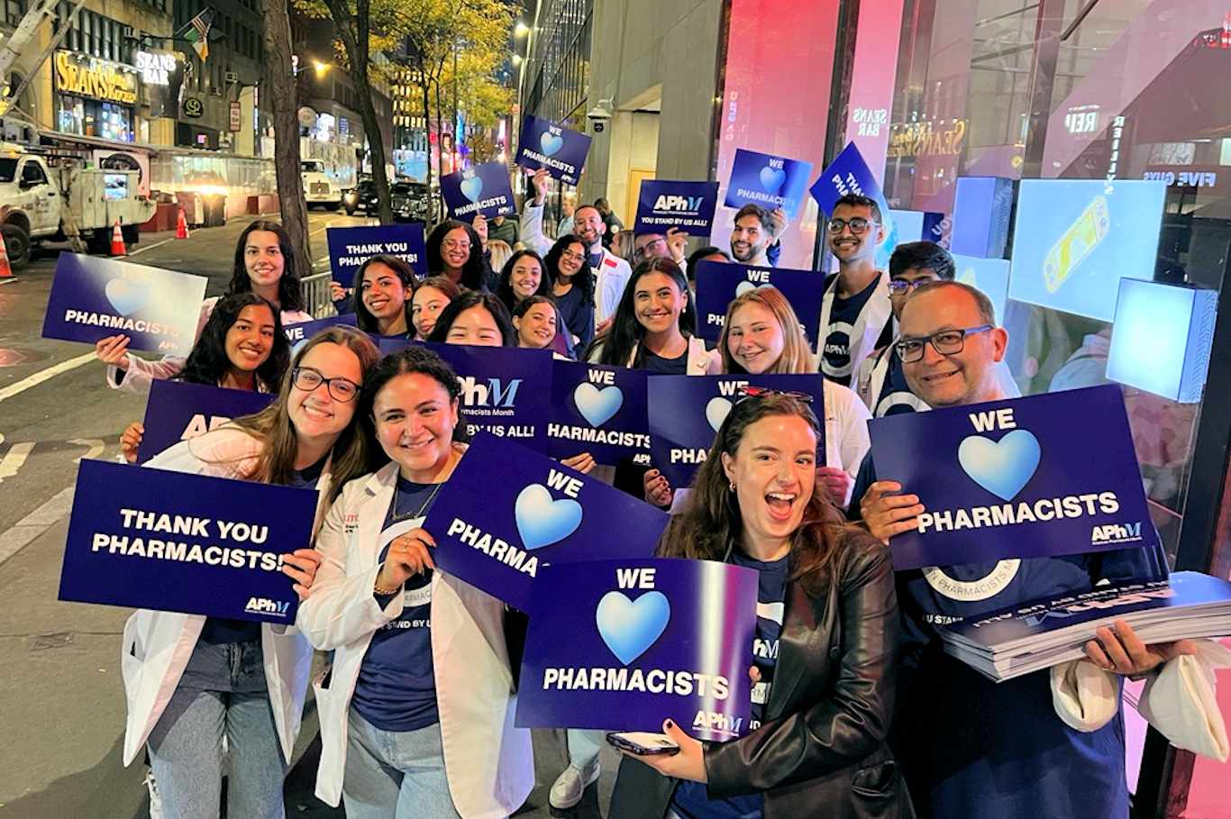 Second image of people celebrating American Pharmacists Month